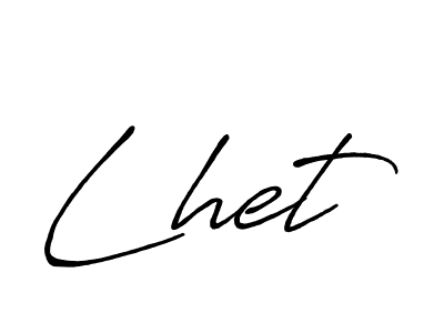 You should practise on your own different ways (Antro_Vectra_Bolder) to write your name (Lhet) in signature. don't let someone else do it for you. Lhet signature style 7 images and pictures png