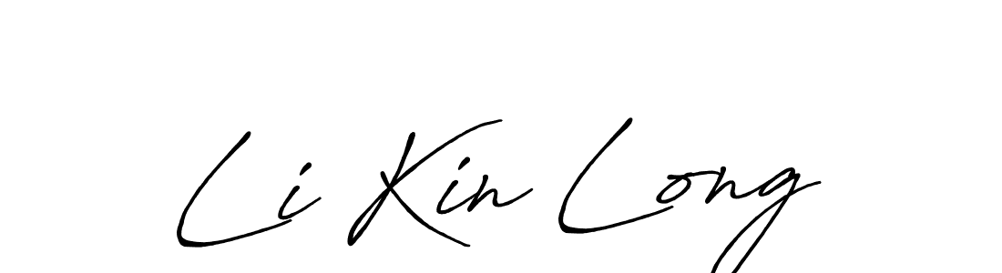 Make a beautiful signature design for name Li Kin Long. With this signature (Antro_Vectra_Bolder) style, you can create a handwritten signature for free. Li Kin Long signature style 7 images and pictures png