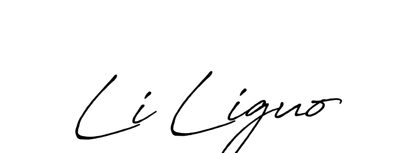 Antro_Vectra_Bolder is a professional signature style that is perfect for those who want to add a touch of class to their signature. It is also a great choice for those who want to make their signature more unique. Get Li Liguo name to fancy signature for free. Li Liguo signature style 7 images and pictures png
