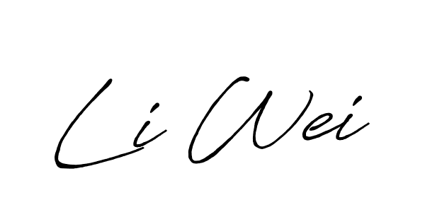 How to Draw Li Wei signature style? Antro_Vectra_Bolder is a latest design signature styles for name Li Wei. Li Wei signature style 7 images and pictures png