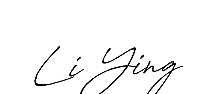 Make a beautiful signature design for name Li Ying. Use this online signature maker to create a handwritten signature for free. Li Ying signature style 7 images and pictures png