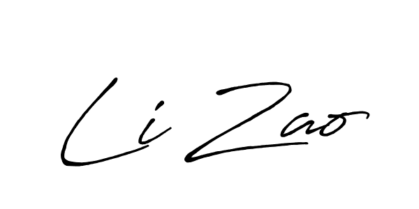 It looks lik you need a new signature style for name Li Zao. Design unique handwritten (Antro_Vectra_Bolder) signature with our free signature maker in just a few clicks. Li Zao signature style 7 images and pictures png