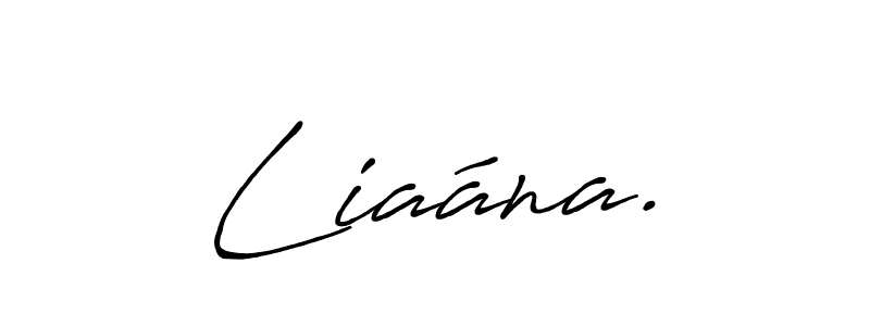 Also You can easily find your signature by using the search form. We will create Liaána. name handwritten signature images for you free of cost using Antro_Vectra_Bolder sign style. Liaána. signature style 7 images and pictures png