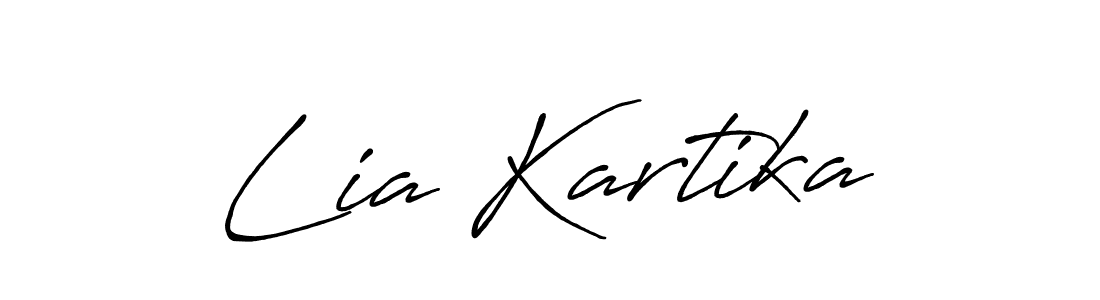 This is the best signature style for the Lia Kartika name. Also you like these signature font (Antro_Vectra_Bolder). Mix name signature. Lia Kartika signature style 7 images and pictures png