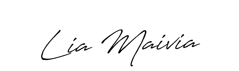 Antro_Vectra_Bolder is a professional signature style that is perfect for those who want to add a touch of class to their signature. It is also a great choice for those who want to make their signature more unique. Get Lia Maivia name to fancy signature for free. Lia Maivia signature style 7 images and pictures png