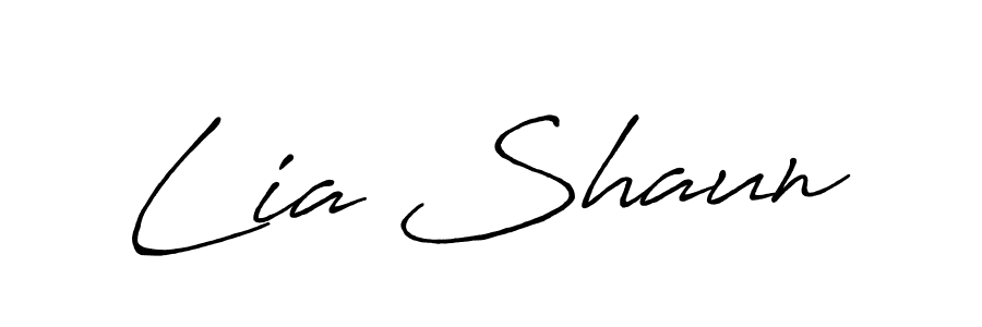 Antro_Vectra_Bolder is a professional signature style that is perfect for those who want to add a touch of class to their signature. It is also a great choice for those who want to make their signature more unique. Get Lia Shaun name to fancy signature for free. Lia Shaun signature style 7 images and pictures png