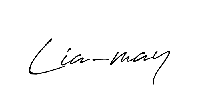 Here are the top 10 professional signature styles for the name Lia-may. These are the best autograph styles you can use for your name. Lia-may signature style 7 images and pictures png