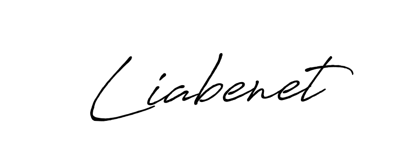 Liabenet stylish signature style. Best Handwritten Sign (Antro_Vectra_Bolder) for my name. Handwritten Signature Collection Ideas for my name Liabenet. Liabenet signature style 7 images and pictures png