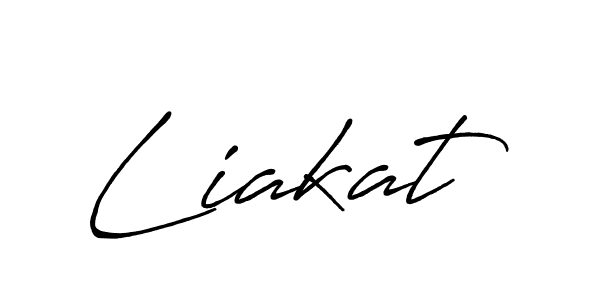 This is the best signature style for the Liakat name. Also you like these signature font (Antro_Vectra_Bolder). Mix name signature. Liakat signature style 7 images and pictures png