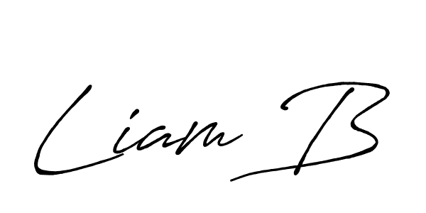 This is the best signature style for the Liam B name. Also you like these signature font (Antro_Vectra_Bolder). Mix name signature. Liam B signature style 7 images and pictures png