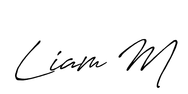 Make a short Liam M signature style. Manage your documents anywhere anytime using Antro_Vectra_Bolder. Create and add eSignatures, submit forms, share and send files easily. Liam M signature style 7 images and pictures png