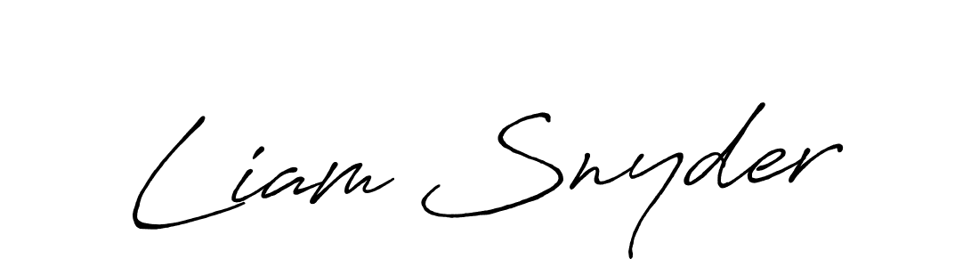 You should practise on your own different ways (Antro_Vectra_Bolder) to write your name (Liam Snyder) in signature. don't let someone else do it for you. Liam Snyder signature style 7 images and pictures png