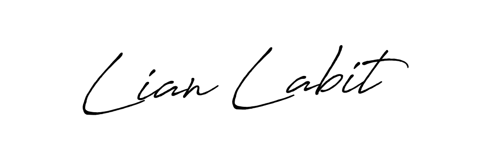 You should practise on your own different ways (Antro_Vectra_Bolder) to write your name (Lian Labit) in signature. don't let someone else do it for you. Lian Labit signature style 7 images and pictures png