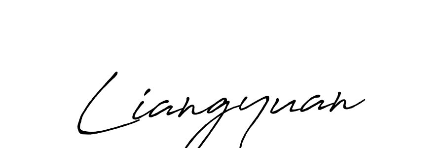 You should practise on your own different ways (Antro_Vectra_Bolder) to write your name (Liangyuan) in signature. don't let someone else do it for you. Liangyuan signature style 7 images and pictures png