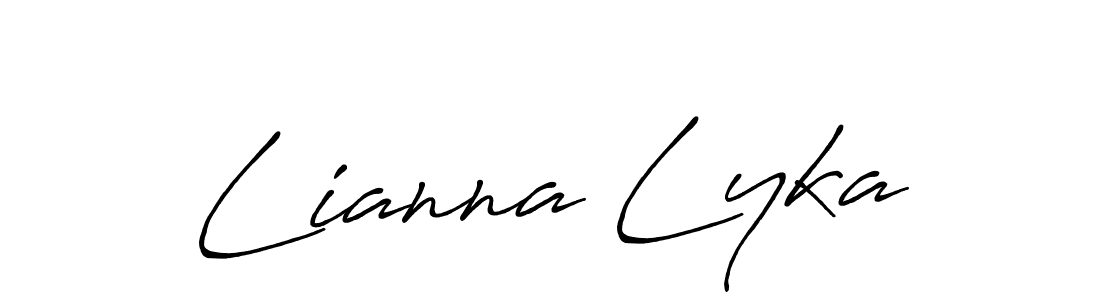 How to Draw Lianna Lyka signature style? Antro_Vectra_Bolder is a latest design signature styles for name Lianna Lyka. Lianna Lyka signature style 7 images and pictures png