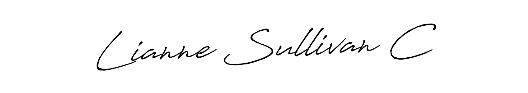 Design your own signature with our free online signature maker. With this signature software, you can create a handwritten (Antro_Vectra_Bolder) signature for name Lianne Sullivan C. Lianne Sullivan C signature style 7 images and pictures png