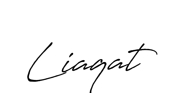 How to make Liaqat name signature. Use Antro_Vectra_Bolder style for creating short signs online. This is the latest handwritten sign. Liaqat signature style 7 images and pictures png