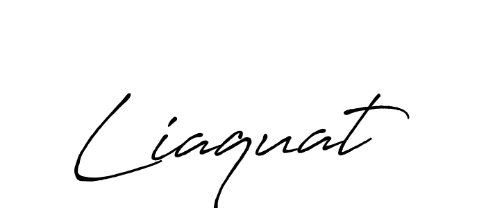 Also we have Liaquat name is the best signature style. Create professional handwritten signature collection using Antro_Vectra_Bolder autograph style. Liaquat signature style 7 images and pictures png