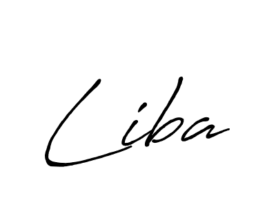 How to make Liba signature? Antro_Vectra_Bolder is a professional autograph style. Create handwritten signature for Liba name. Liba signature style 7 images and pictures png