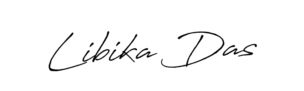 Make a beautiful signature design for name Libika Das. With this signature (Antro_Vectra_Bolder) style, you can create a handwritten signature for free. Libika Das signature style 7 images and pictures png