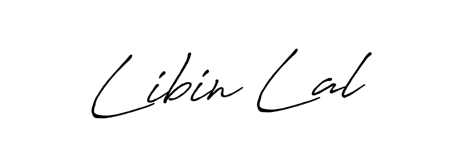 Also You can easily find your signature by using the search form. We will create Libin Lal name handwritten signature images for you free of cost using Antro_Vectra_Bolder sign style. Libin Lal signature style 7 images and pictures png