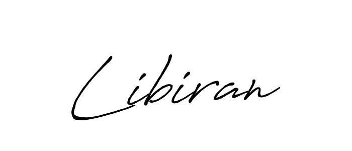 The best way (Antro_Vectra_Bolder) to make a short signature is to pick only two or three words in your name. The name Libiran include a total of six letters. For converting this name. Libiran signature style 7 images and pictures png