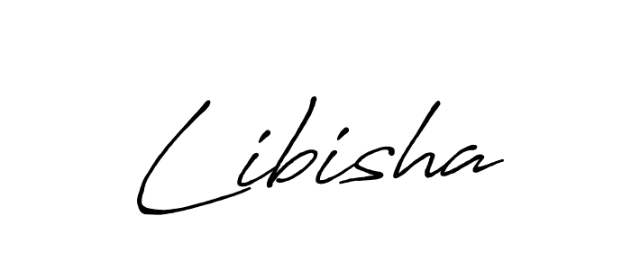 The best way (Antro_Vectra_Bolder) to make a short signature is to pick only two or three words in your name. The name Libisha include a total of six letters. For converting this name. Libisha signature style 7 images and pictures png