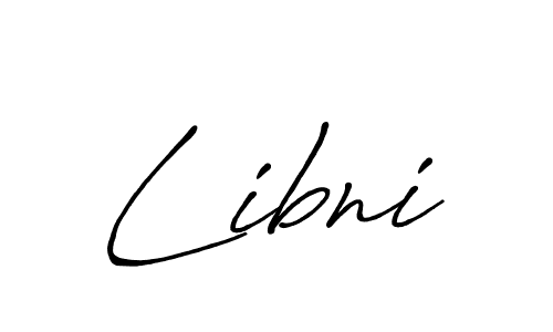 Libni stylish signature style. Best Handwritten Sign (Antro_Vectra_Bolder) for my name. Handwritten Signature Collection Ideas for my name Libni. Libni signature style 7 images and pictures png