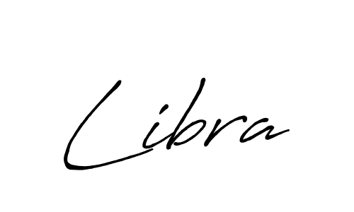 Use a signature maker to create a handwritten signature online. With this signature software, you can design (Antro_Vectra_Bolder) your own signature for name Libra. Libra signature style 7 images and pictures png