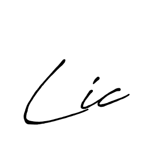 You should practise on your own different ways (Antro_Vectra_Bolder) to write your name (Lic) in signature. don't let someone else do it for you. Lic signature style 7 images and pictures png