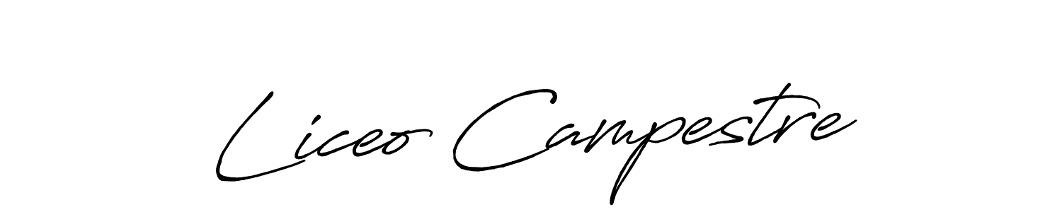 Also we have Liceo Campestre name is the best signature style. Create professional handwritten signature collection using Antro_Vectra_Bolder autograph style. Liceo Campestre signature style 7 images and pictures png
