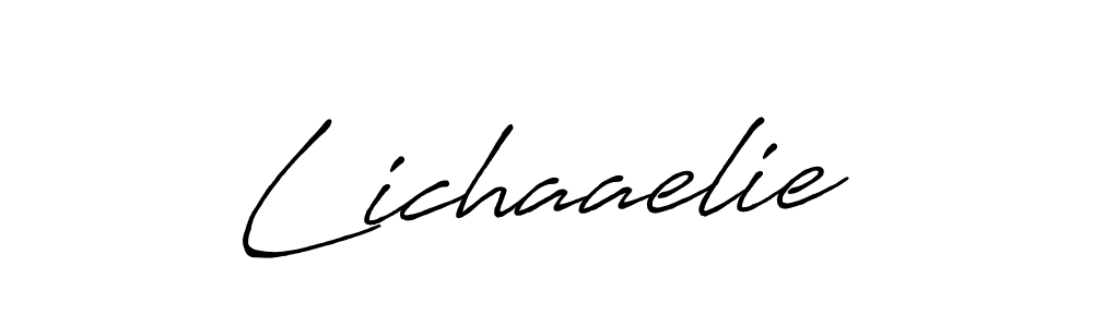 Also we have Lichaaelie name is the best signature style. Create professional handwritten signature collection using Antro_Vectra_Bolder autograph style. Lichaaelie signature style 7 images and pictures png