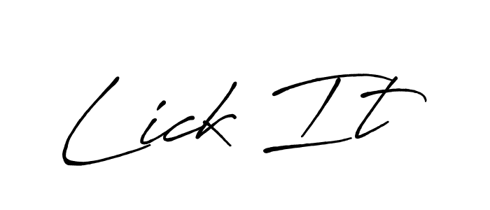 Here are the top 10 professional signature styles for the name Lick It. These are the best autograph styles you can use for your name. Lick It signature style 7 images and pictures png