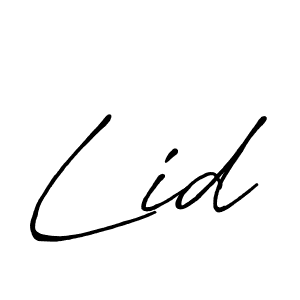 Also we have Lid name is the best signature style. Create professional handwritten signature collection using Antro_Vectra_Bolder autograph style. Lid signature style 7 images and pictures png