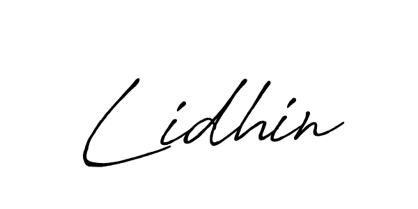 Once you've used our free online signature maker to create your best signature Antro_Vectra_Bolder style, it's time to enjoy all of the benefits that Lidhin name signing documents. Lidhin signature style 7 images and pictures png