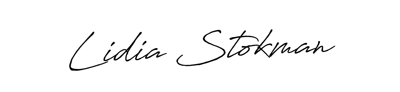 Also we have Lidia Stokman name is the best signature style. Create professional handwritten signature collection using Antro_Vectra_Bolder autograph style. Lidia Stokman signature style 7 images and pictures png