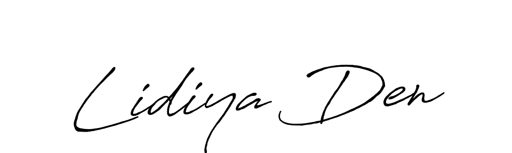 It looks lik you need a new signature style for name Lidiya Den. Design unique handwritten (Antro_Vectra_Bolder) signature with our free signature maker in just a few clicks. Lidiya Den signature style 7 images and pictures png