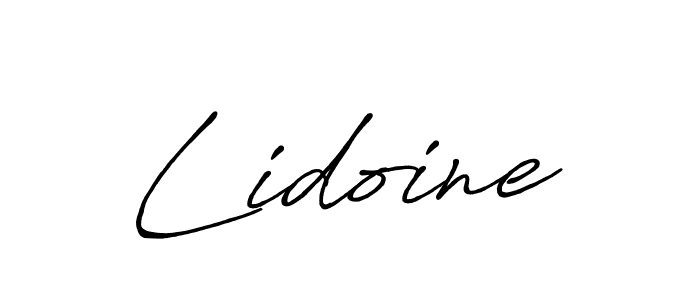 Once you've used our free online signature maker to create your best signature Antro_Vectra_Bolder style, it's time to enjoy all of the benefits that Lidoine name signing documents. Lidoine signature style 7 images and pictures png