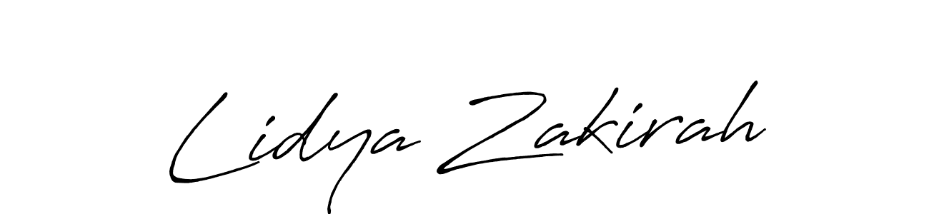 if you are searching for the best signature style for your name Lidya Zakirah. so please give up your signature search. here we have designed multiple signature styles  using Antro_Vectra_Bolder. Lidya Zakirah signature style 7 images and pictures png