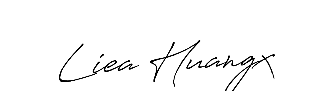 You should practise on your own different ways (Antro_Vectra_Bolder) to write your name (Liea Huangx) in signature. don't let someone else do it for you. Liea Huangx signature style 7 images and pictures png