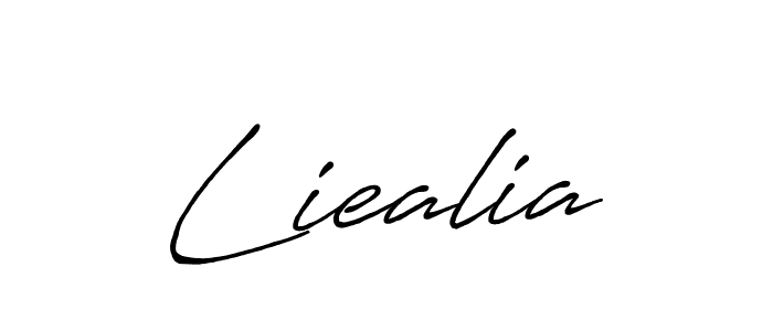 How to make Liealia signature? Antro_Vectra_Bolder is a professional autograph style. Create handwritten signature for Liealia name. Liealia signature style 7 images and pictures png