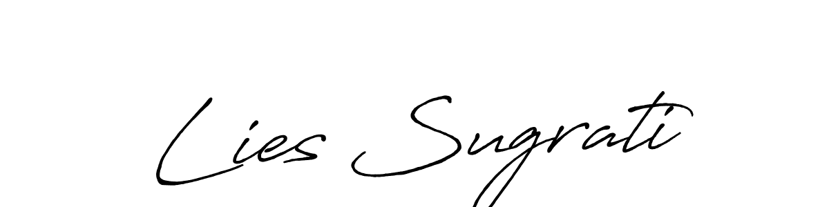 Also we have Lies Sugrati name is the best signature style. Create professional handwritten signature collection using Antro_Vectra_Bolder autograph style. Lies Sugrati signature style 7 images and pictures png