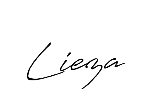 if you are searching for the best signature style for your name Lieza. so please give up your signature search. here we have designed multiple signature styles  using Antro_Vectra_Bolder. Lieza signature style 7 images and pictures png