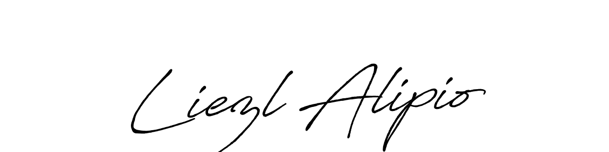 Make a short Liezl Alipio signature style. Manage your documents anywhere anytime using Antro_Vectra_Bolder. Create and add eSignatures, submit forms, share and send files easily. Liezl Alipio signature style 7 images and pictures png