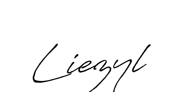 How to Draw Liezyl signature style? Antro_Vectra_Bolder is a latest design signature styles for name Liezyl. Liezyl signature style 7 images and pictures png