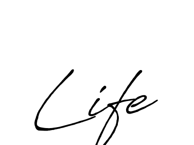 Also we have Life name is the best signature style. Create professional handwritten signature collection using Antro_Vectra_Bolder autograph style. Life signature style 7 images and pictures png