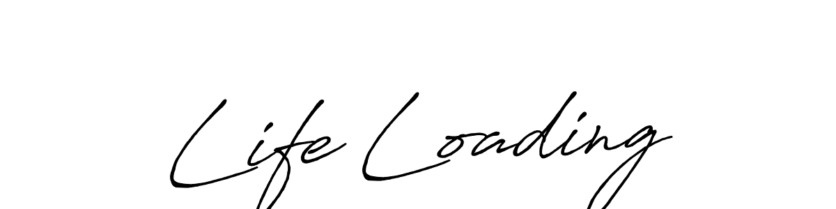 Antro_Vectra_Bolder is a professional signature style that is perfect for those who want to add a touch of class to their signature. It is also a great choice for those who want to make their signature more unique. Get Life Loading name to fancy signature for free. Life Loading signature style 7 images and pictures png