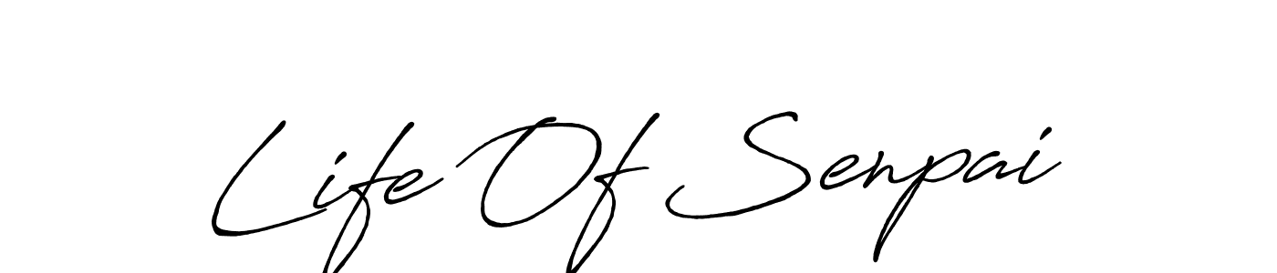 You should practise on your own different ways (Antro_Vectra_Bolder) to write your name (Life Of Senpai) in signature. don't let someone else do it for you. Life Of Senpai signature style 7 images and pictures png