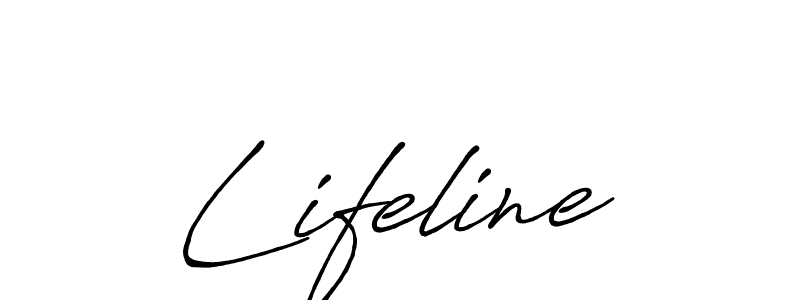 How to make Lifeline name signature. Use Antro_Vectra_Bolder style for creating short signs online. This is the latest handwritten sign. Lifeline signature style 7 images and pictures png