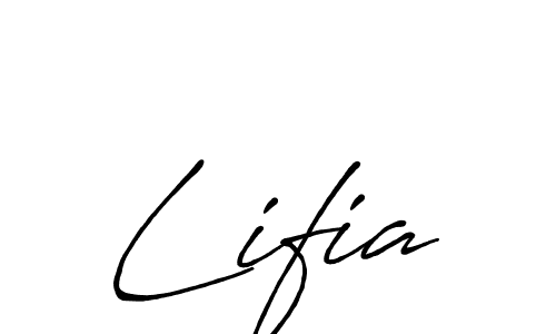 You should practise on your own different ways (Antro_Vectra_Bolder) to write your name (Lifia) in signature. don't let someone else do it for you. Lifia signature style 7 images and pictures png